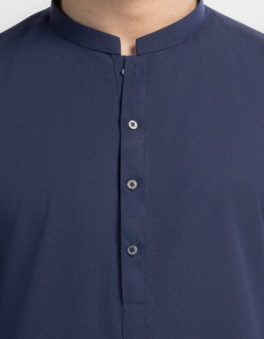navy blue plain kameez shalwar
