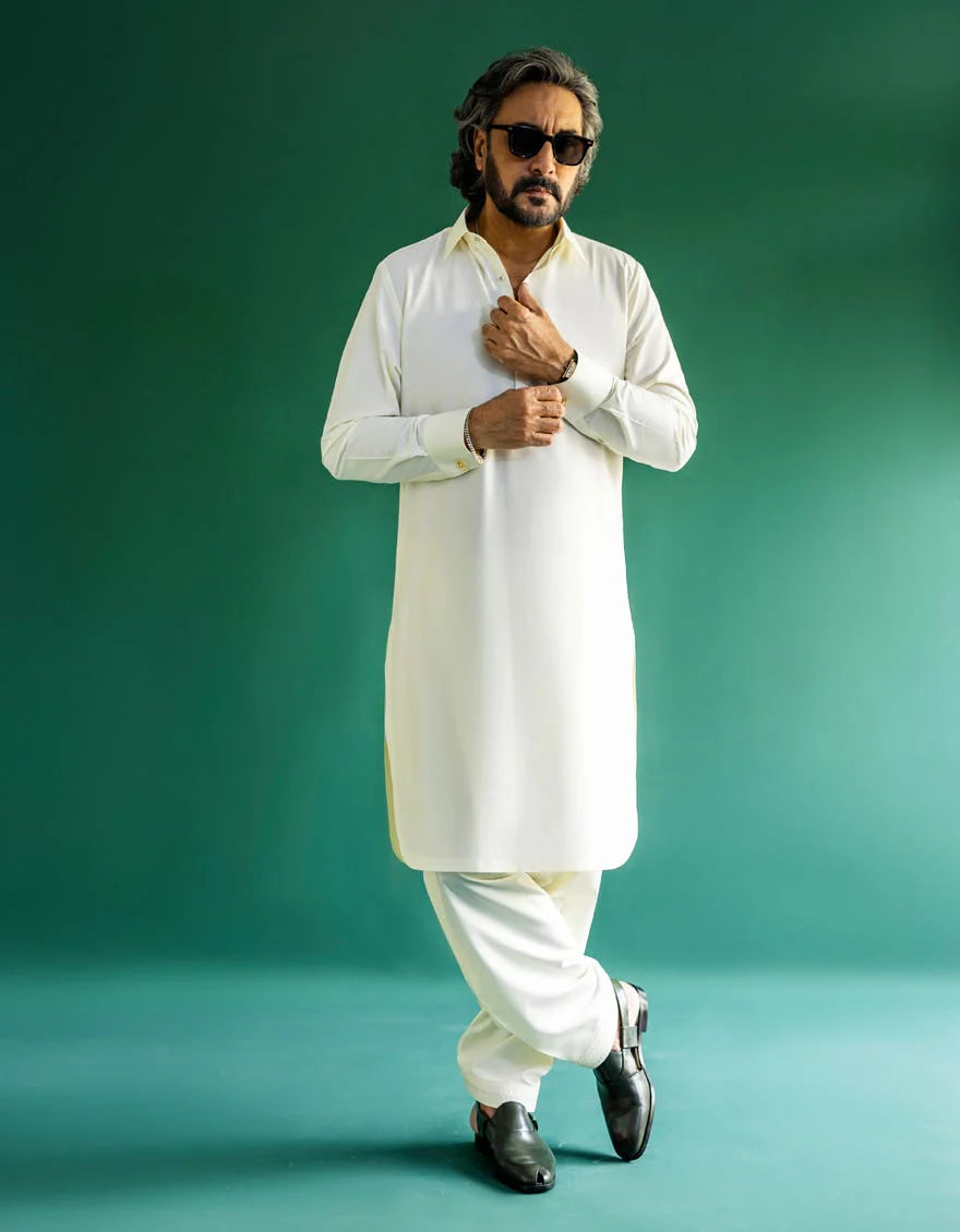 cream boski unstitched fabric