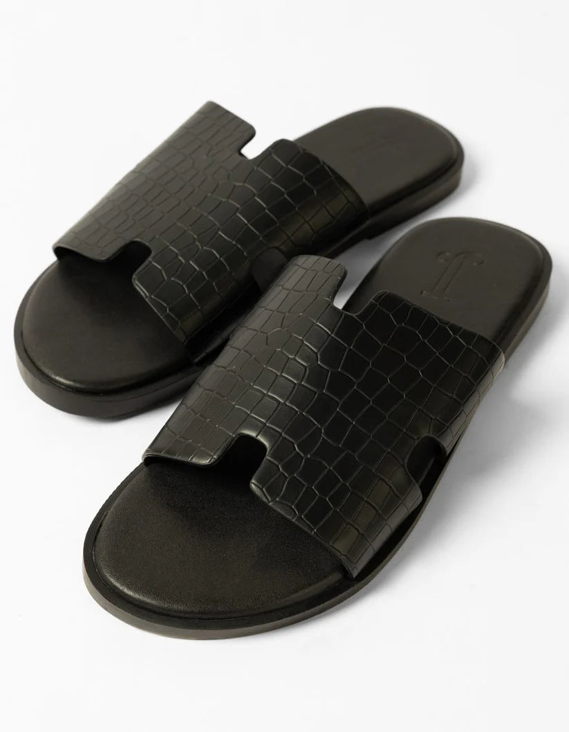 black textured slides